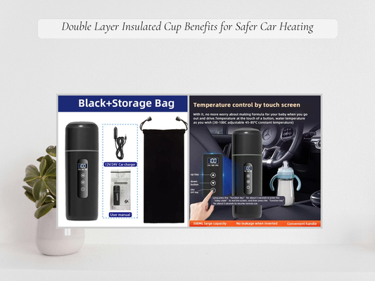 Double Layer Insulated Cup Benefits for Safer Car Heating