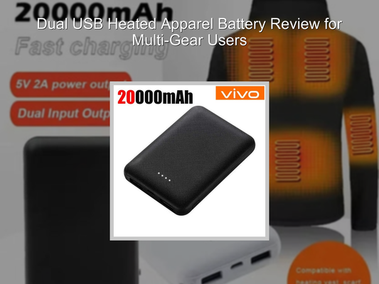 Dual USB Heated Apparel Battery Review for Multi-Gear Users