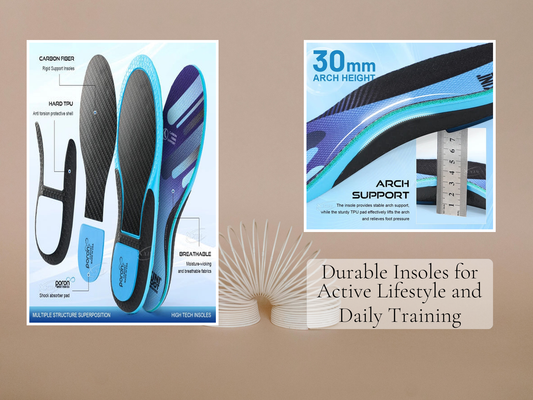 Durable Insoles for Active Lifestyle and Daily Training