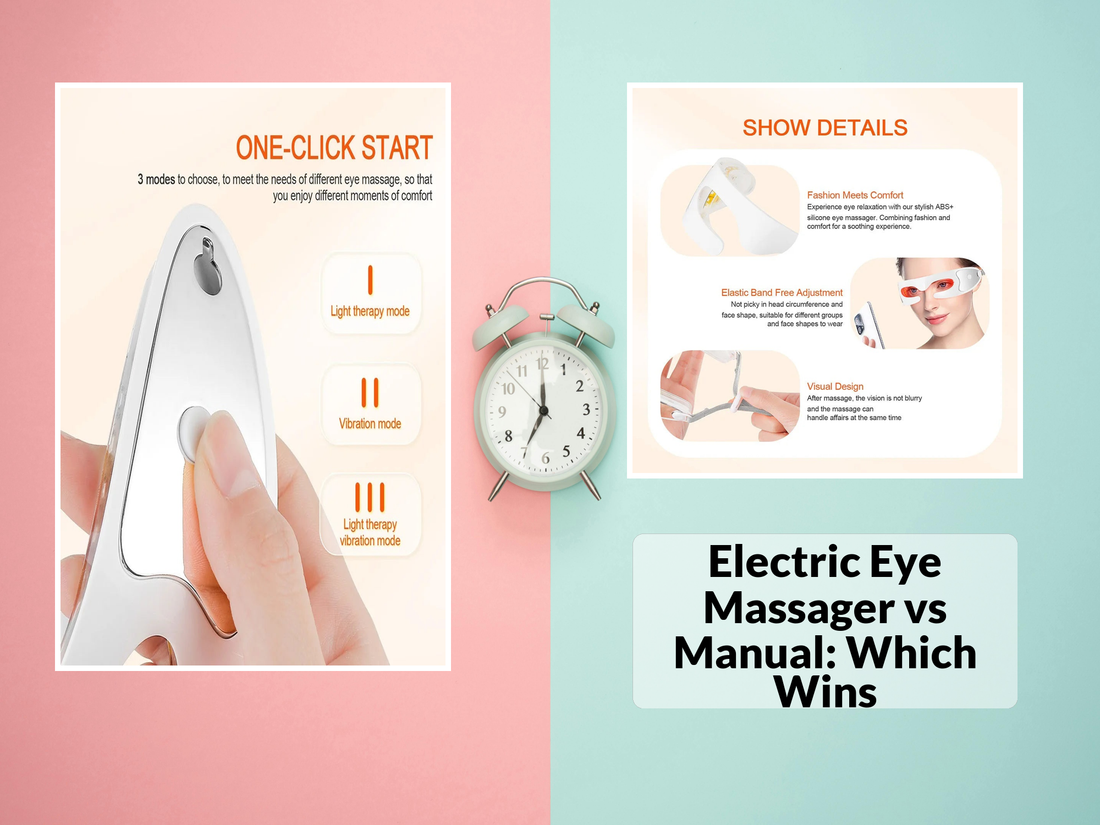 Electric Eye Massager vs Manual: Which Wins