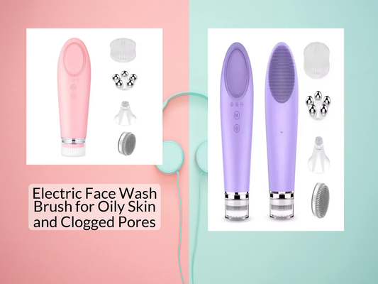 Electric Face Wash Brush for Oily Skin and Clogged Pores