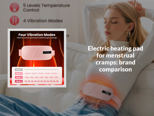 Electric heating pad for menstrual cramps: brand comparison