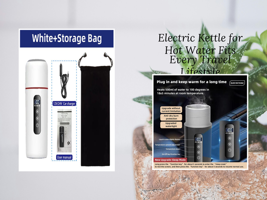 Electric Kettle for Hot Water Fits Every Travel Lifestyle