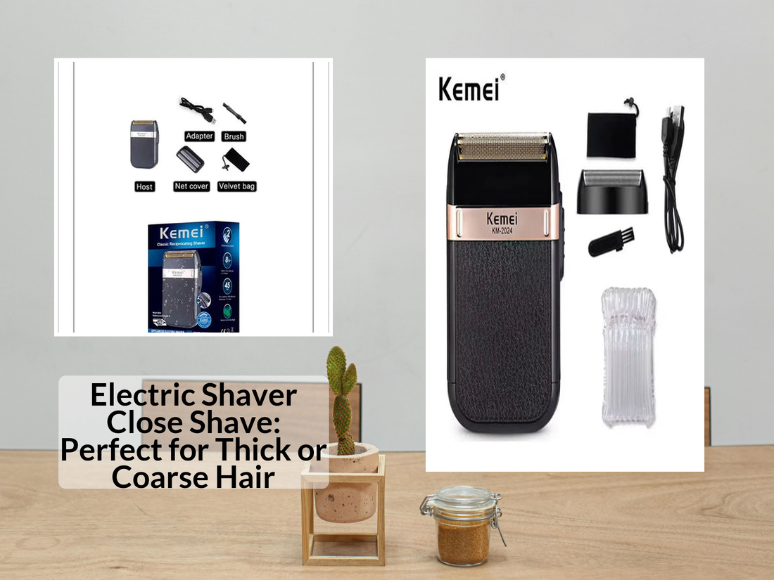 Electric Shaver Close Shave: Perfect for Thick or Coarse Hair
