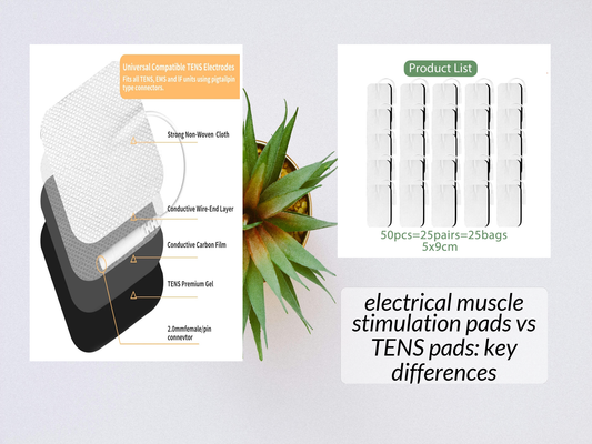 electrical muscle stimulation pads vs TENS pads: key differences
