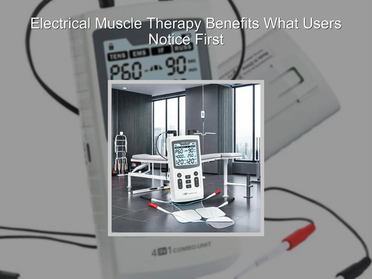 Electrical Muscle Therapy Benefits What Users Notice First