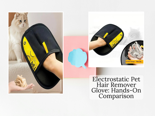 Electrostatic Pet Hair Remover Glove: Hands-On Comparison