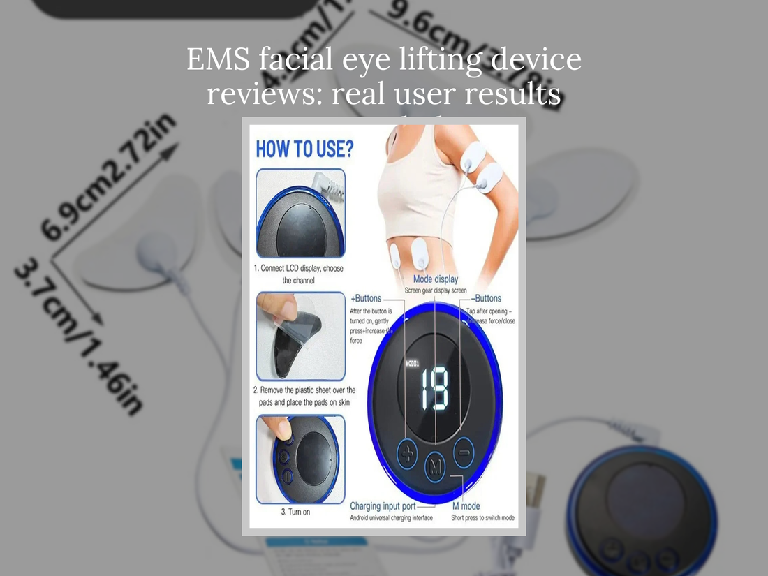 EMS facial eye lifting device reviews: real user results revealed