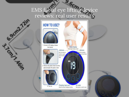 EMS facial eye lifting device reviews: real user results revealed