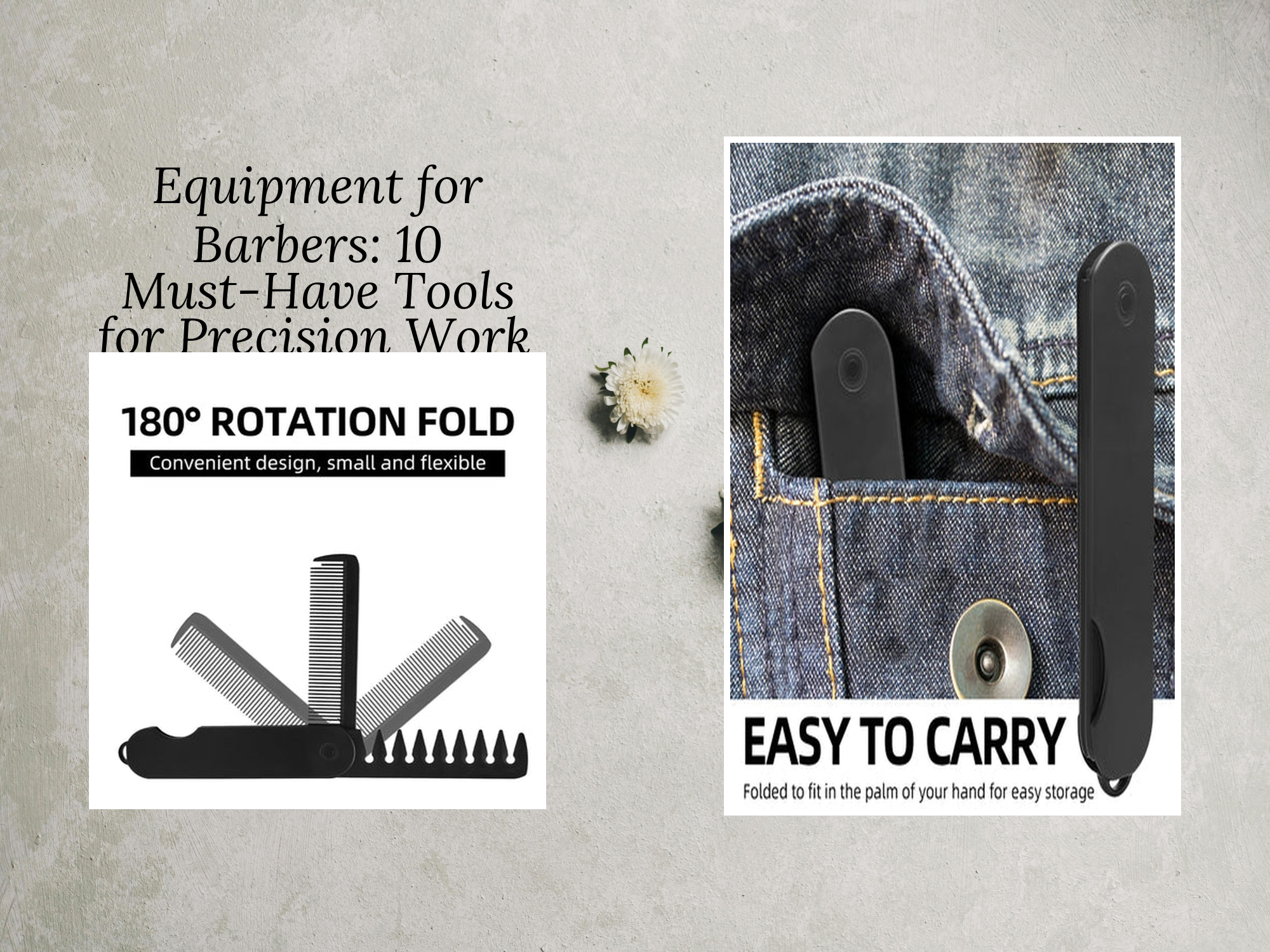 Equipment for Barbers: 10 Must-Have Tools for Precision Work – KentDO ...
