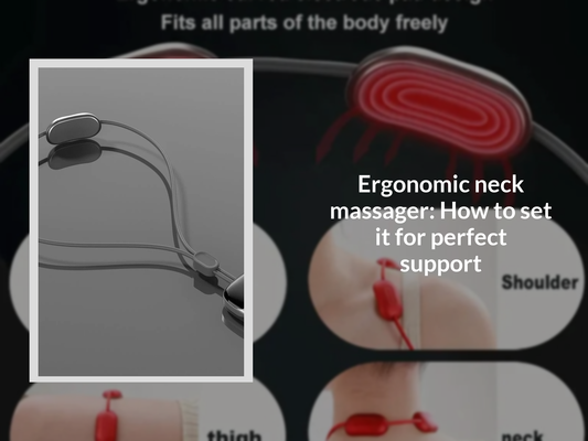 Ergonomic neck massager: How to set it for perfect support