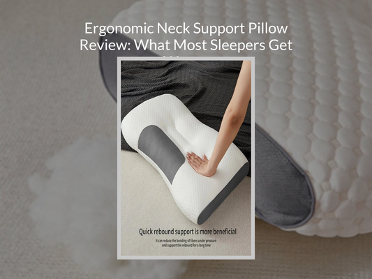 Ergonomic Neck Support Pillow Review: What Most Sleepers Get Wrong