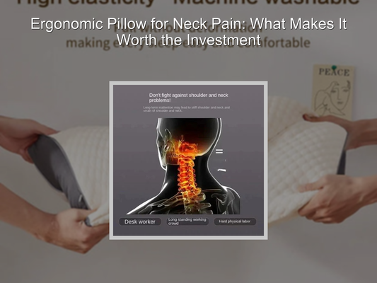 Ergonomic Pillow for Neck Pain: What Makes It Worth the Investment