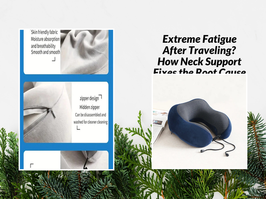 Extreme Fatigue After Traveling? How Neck Support Fixes the Root Cause