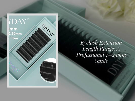 Eyelash Extension Length Range: A Professional 7–25mm Guide