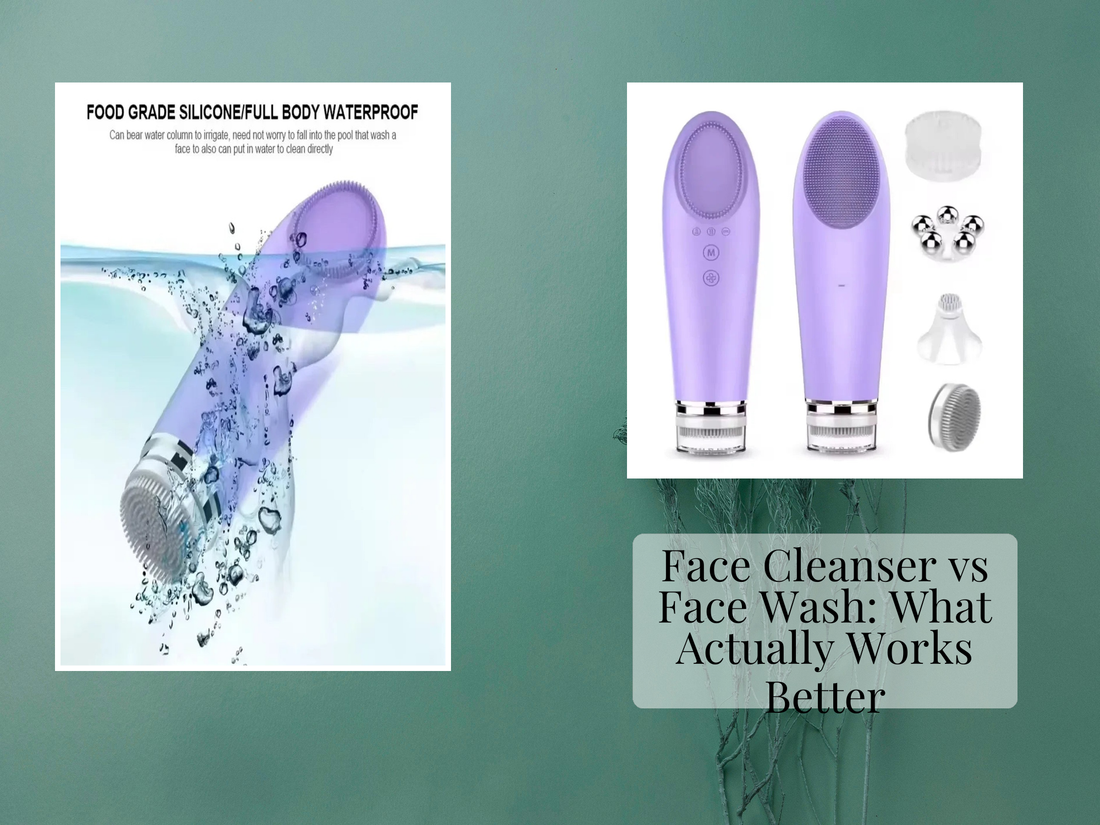 Face Cleanser vs Face Wash: What Actually Works Better
