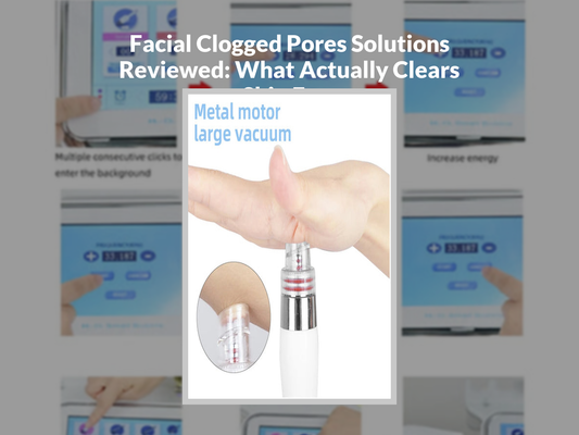 Facial Clogged Pores Solutions Reviewed: What Actually Clears Skin Fast