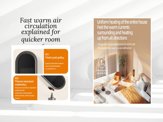 Fast warm air circulation explained for quicker room comfort