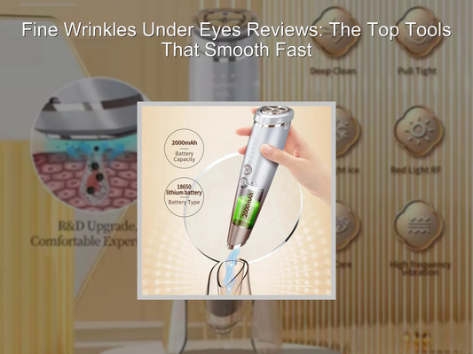 Fine Wrinkles Under Eyes Reviews: The Top Tools That Smooth Fast