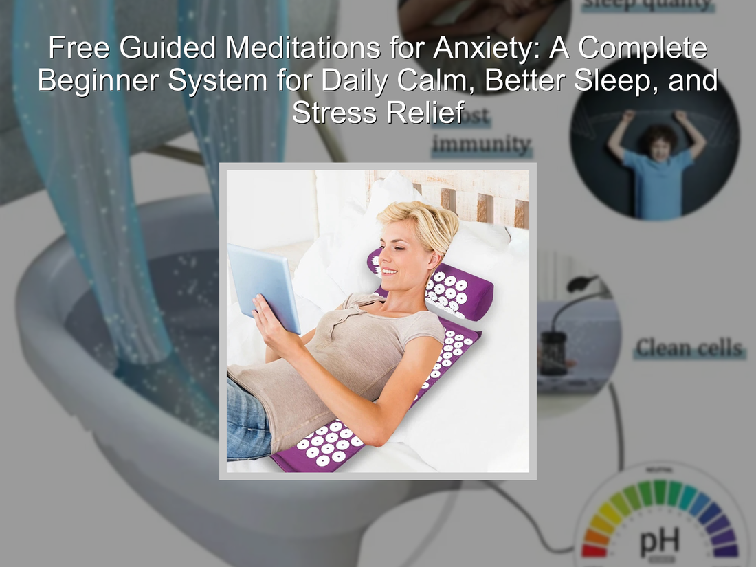 Free Guided Meditations for Anxiety: A Complete Beginner System for Daily Calm, Better Sleep, and Stress Relief