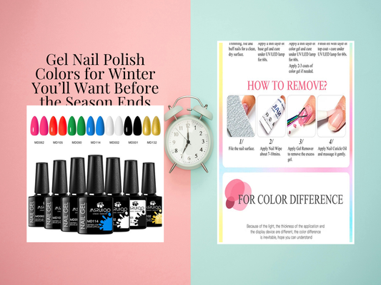 Gel Nail Polish Colors for Winter You’ll Want Before the Season Ends