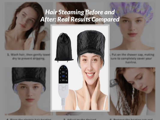 Hair Steaming Before and After: Real Results Compared
