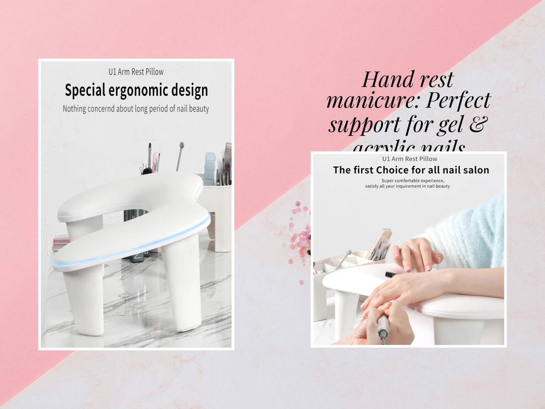 Hand rest manicure: Perfect support for gel & acrylic nails