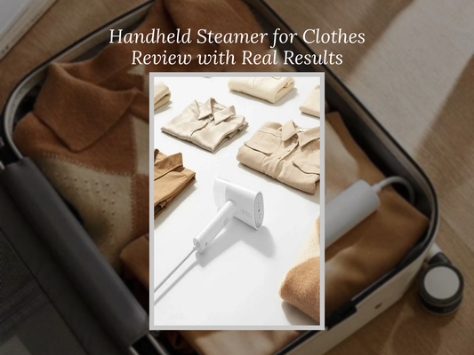 Handheld Steamer for Clothes Review with Real Results