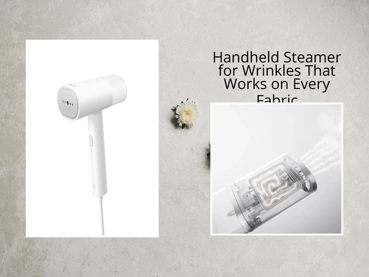Handheld Steamer for Wrinkles That Works on Every Fabric