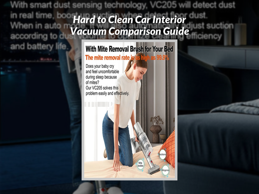 Hard to Clean Car Interior Vacuum Comparison Guide