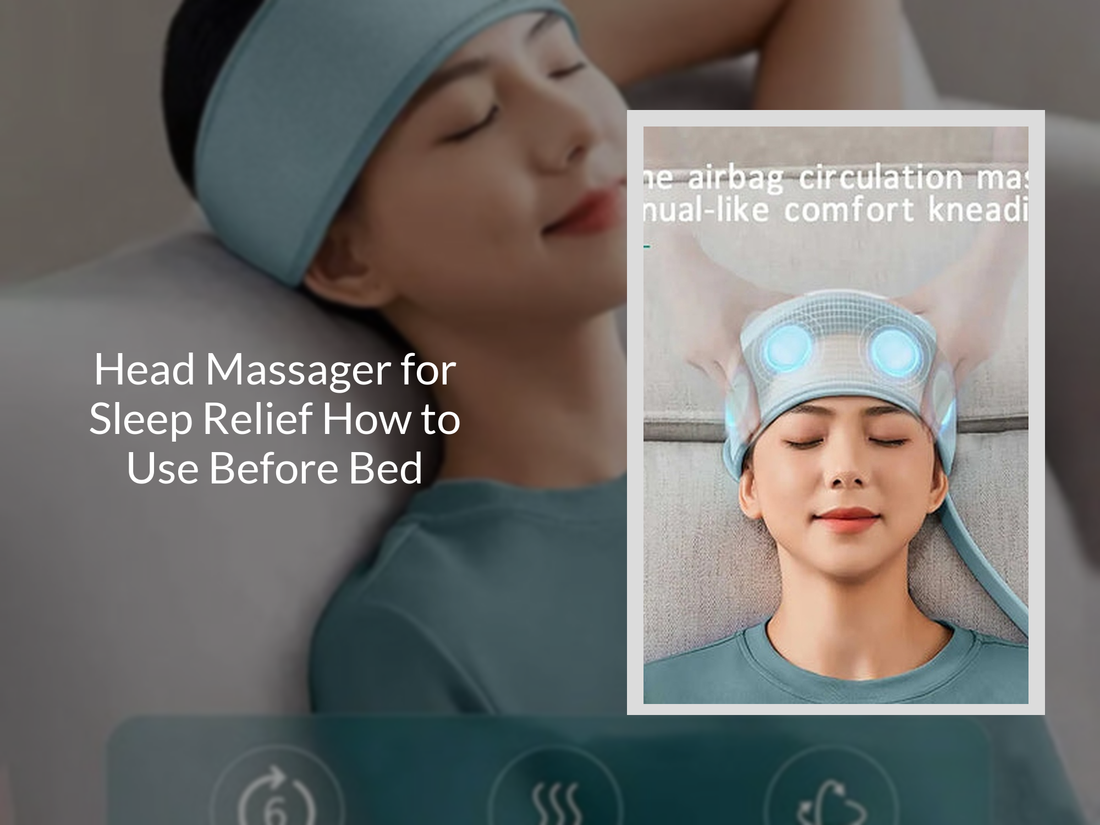 Head Massager for Sleep Relief How to Use Before Bed