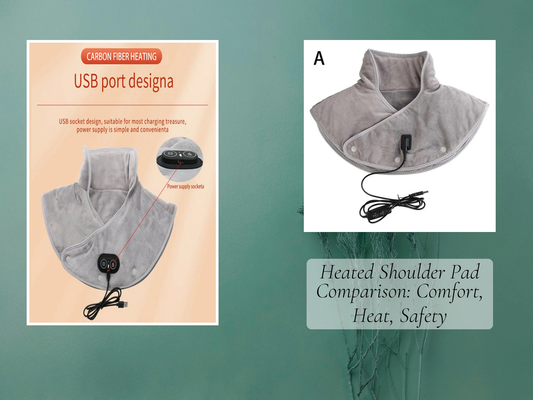 Heated Shoulder Pad Comparison: Comfort, Heat, Safety