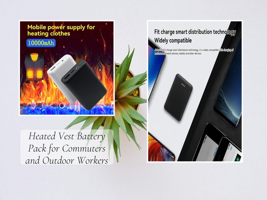 Heated Vest Battery Pack for Commuters and Outdoor Workers