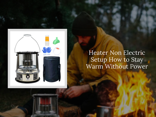 Heater Non Electric Setup How to Stay Warm Without Power