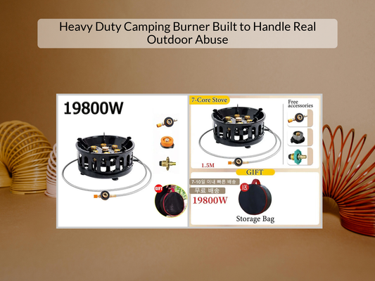 Heavy Duty Camping Burner Built to Handle Real Outdoor Abuse