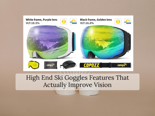 High End Ski Goggles Features That Actually Improve Vision