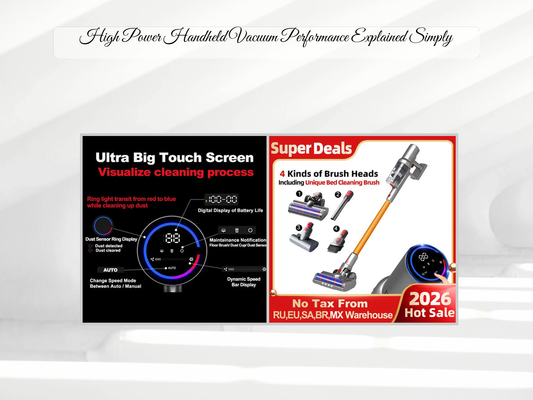 High Power Handheld Vacuum Performance Explained Simply