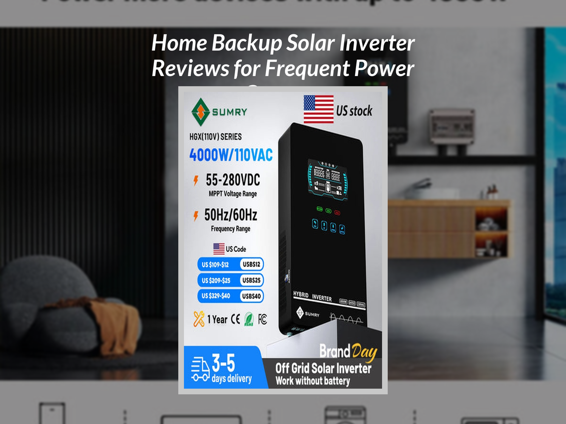 Home Backup Solar Inverter Reviews for Frequent Power Outages