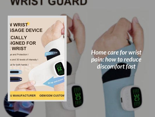 Home care for wrist pain: how to reduce discomfort fast
