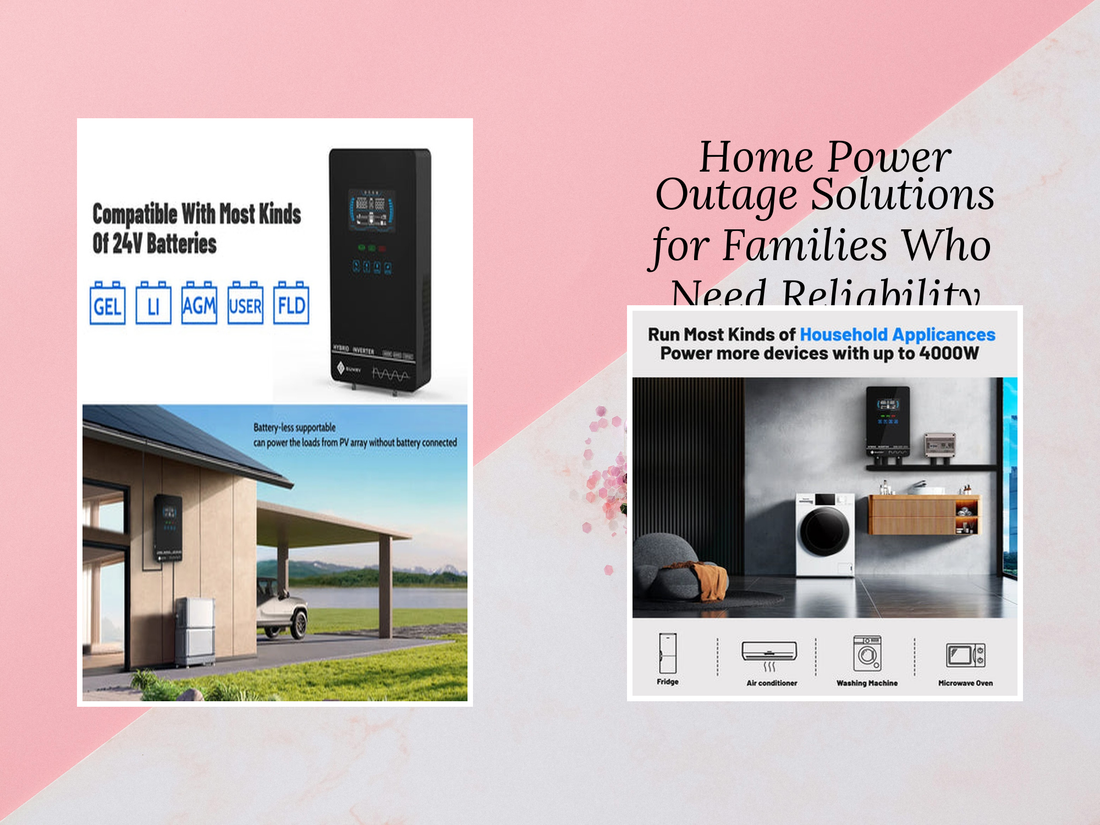 Home Power Outage Solutions for Families Who Need Reliability