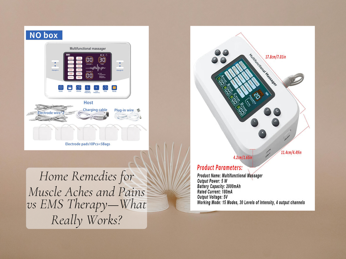 Home Remedies for Muscle Aches and Pains vs EMS Therapy—What Really Works?