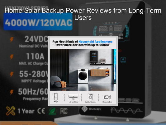 Home Solar Backup Power Reviews from Long-Term Users