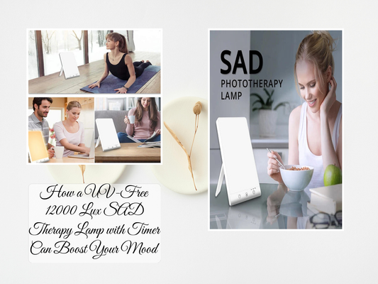 How a UV‑Free 12000 Lux SAD Therapy Lamp with Timer Can Boost Your Mood
