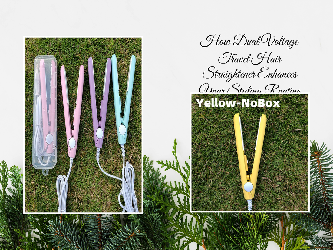 How Dual Voltage Travel Hair Straightener Enhances Your Styling Routine