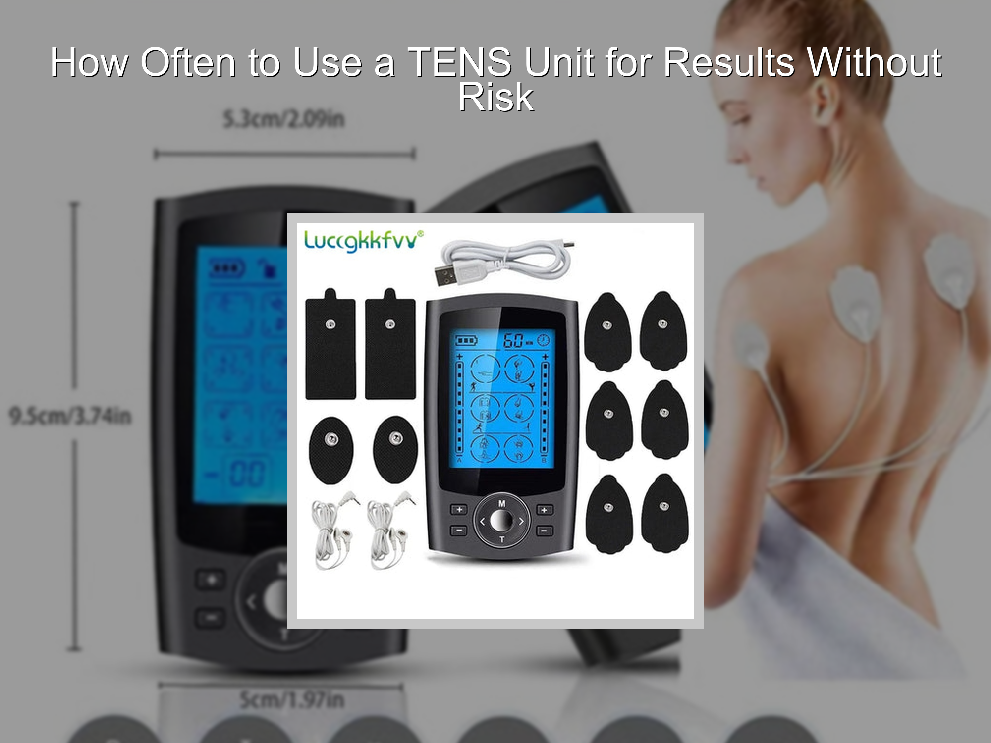 Tens Counter Unit How Often to Use a TENS Unit for Results Without Risk – KentDO™ Healthy ...