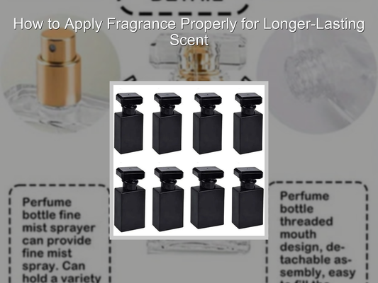 How to Apply Fragrance Properly for Longer-Lasting Scent