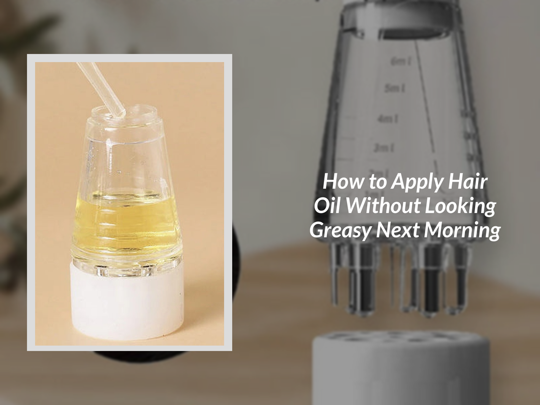 How to Apply Hair Oil Without Looking Greasy Next Morning