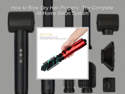 How to Blow Dry Hair Properly: The Complete At-Home Salon System