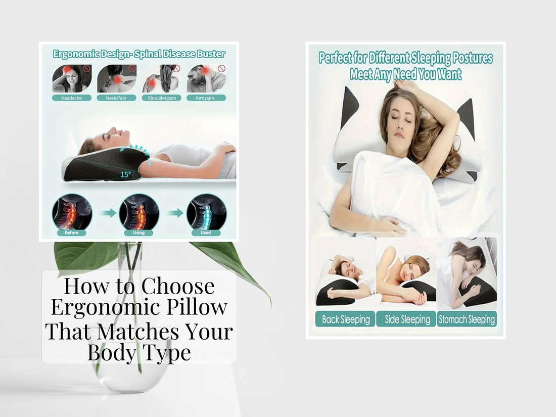 How to Choose Ergonomic Pillow That Matches Your Body Type