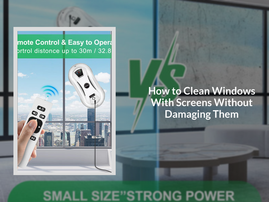 How to Clean Windows With Screens Without Damaging Them